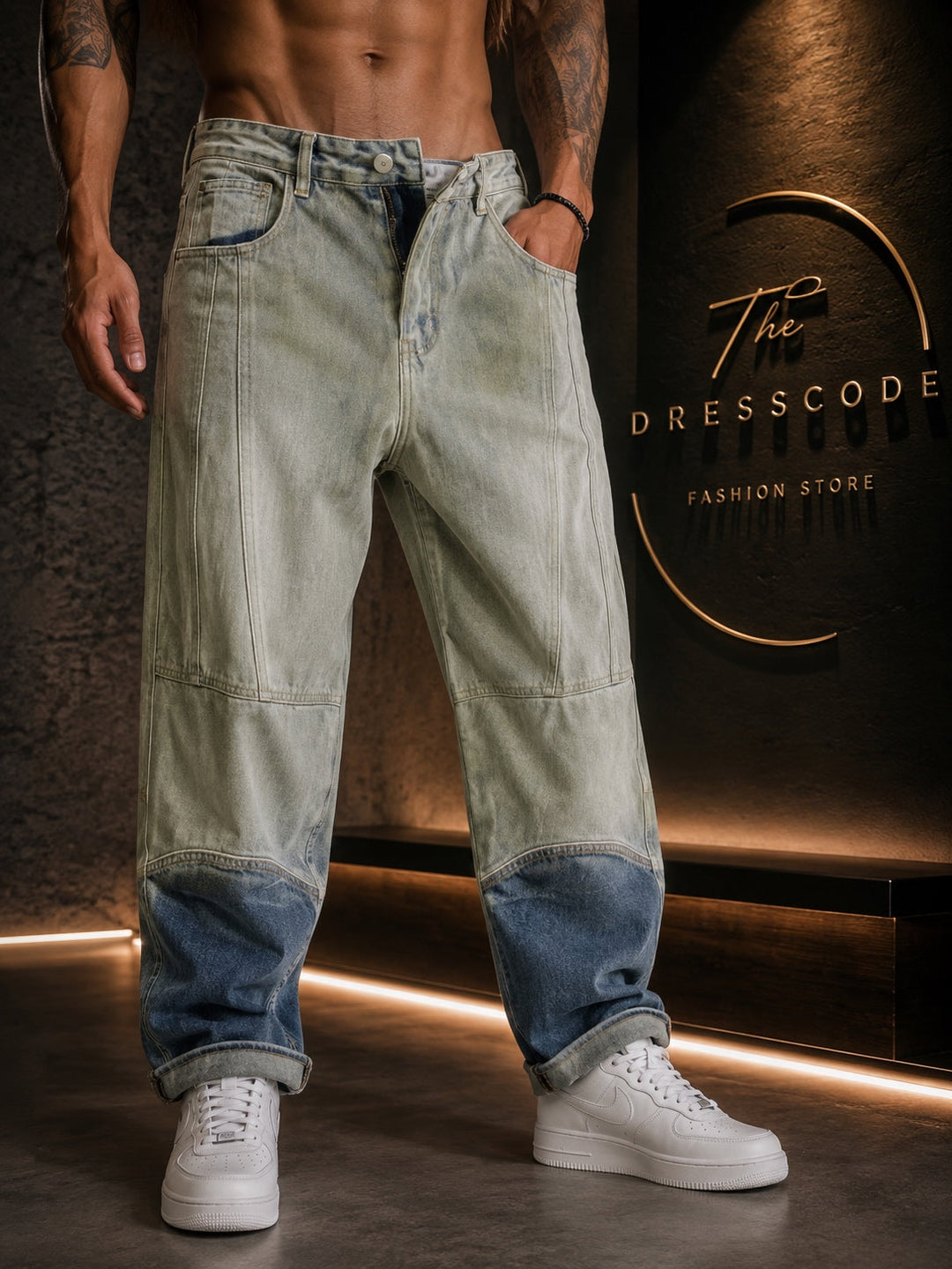 Мъжки дънки CONTRAST WASH SS27
