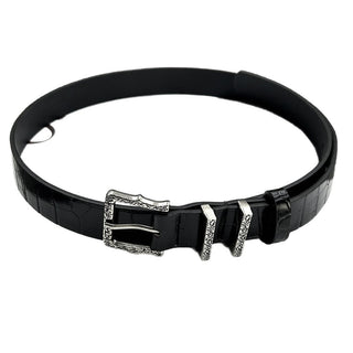 Мъжки колан Retro Engraved Buckle SS25