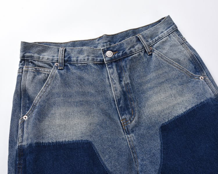 Мъжки къси дънки Blue Dark Block SS25