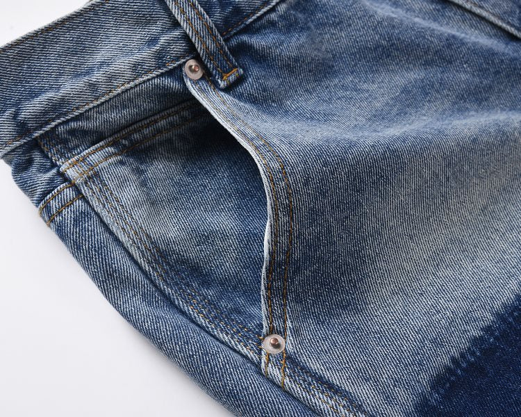 Мъжки къси дънки Blue Dark Block SS25