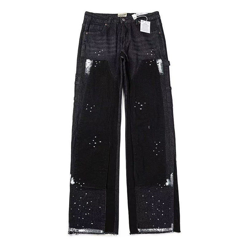 Мъжки дънки White Splashes **РАЗПРОДАЖБА 26**