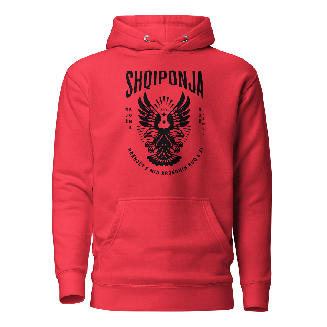 Shqiponja Pride – Суичър с качулка „Албански орел“