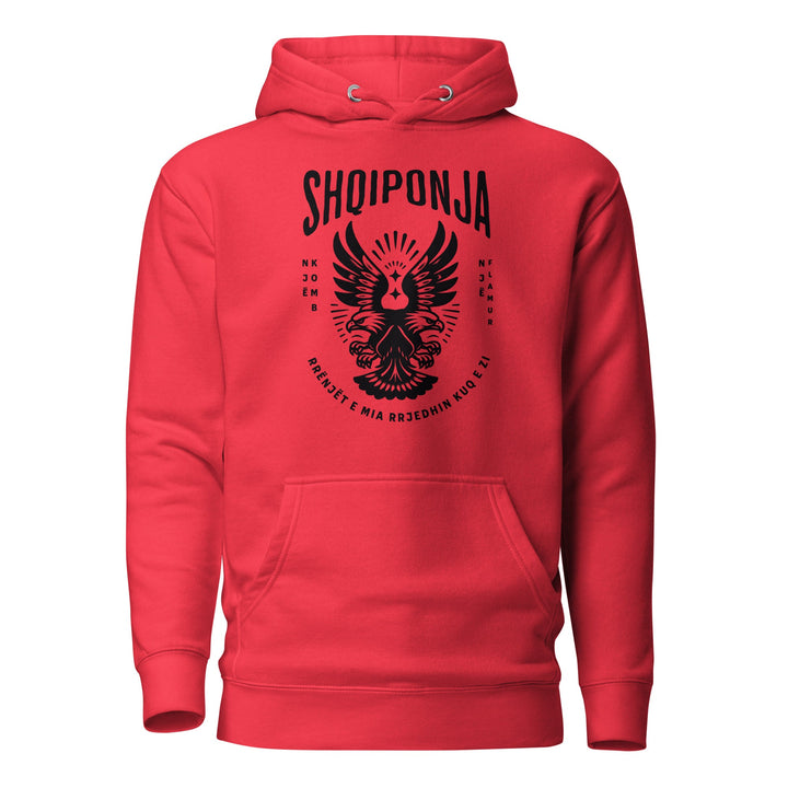 Shqiponja Pride – Суичър с качулка „Албански орел“