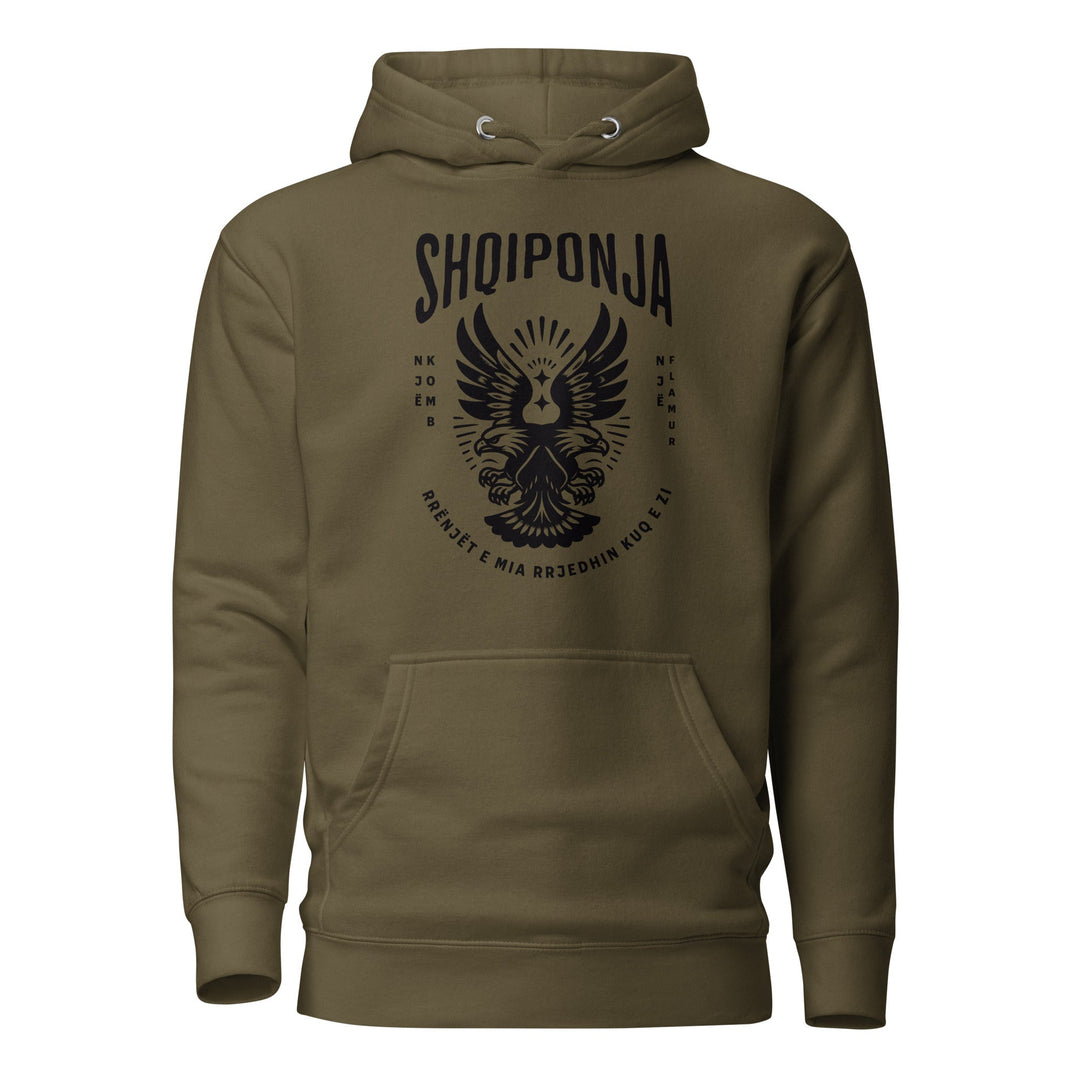 Shqiponja Pride – Суичър с качулка „Албански орел“