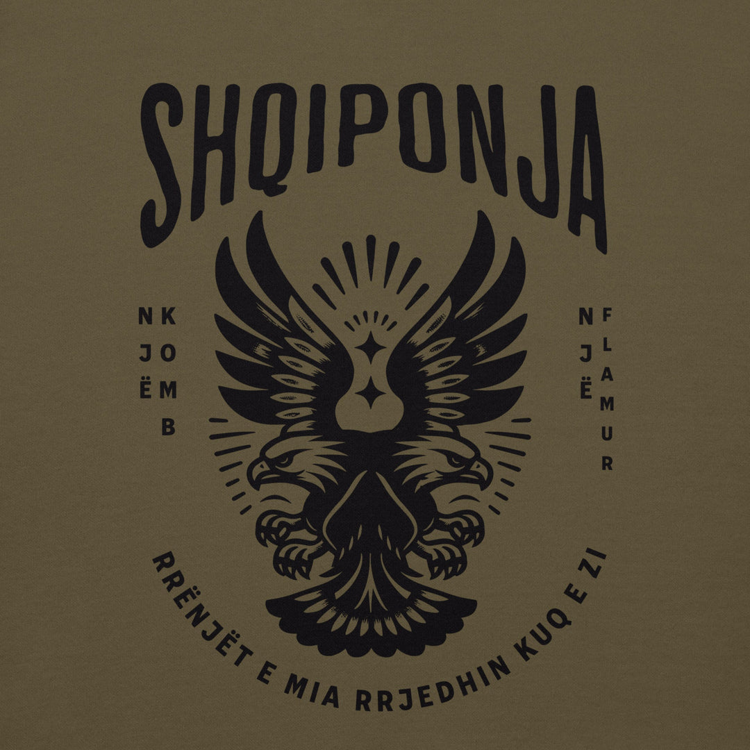 Shqiponja Pride – Суичър с качулка „Албански орел“