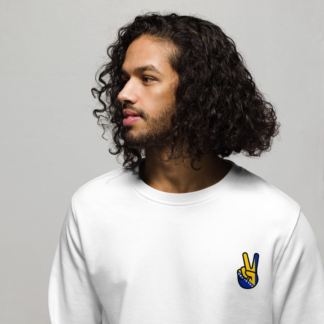 Унисекс суичър „Босненски знак за мир“