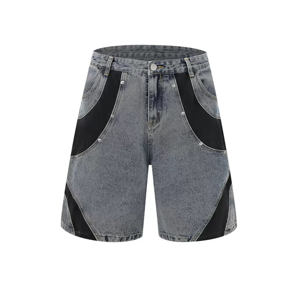 Мъжки къси дънки Contrast Panel SS26