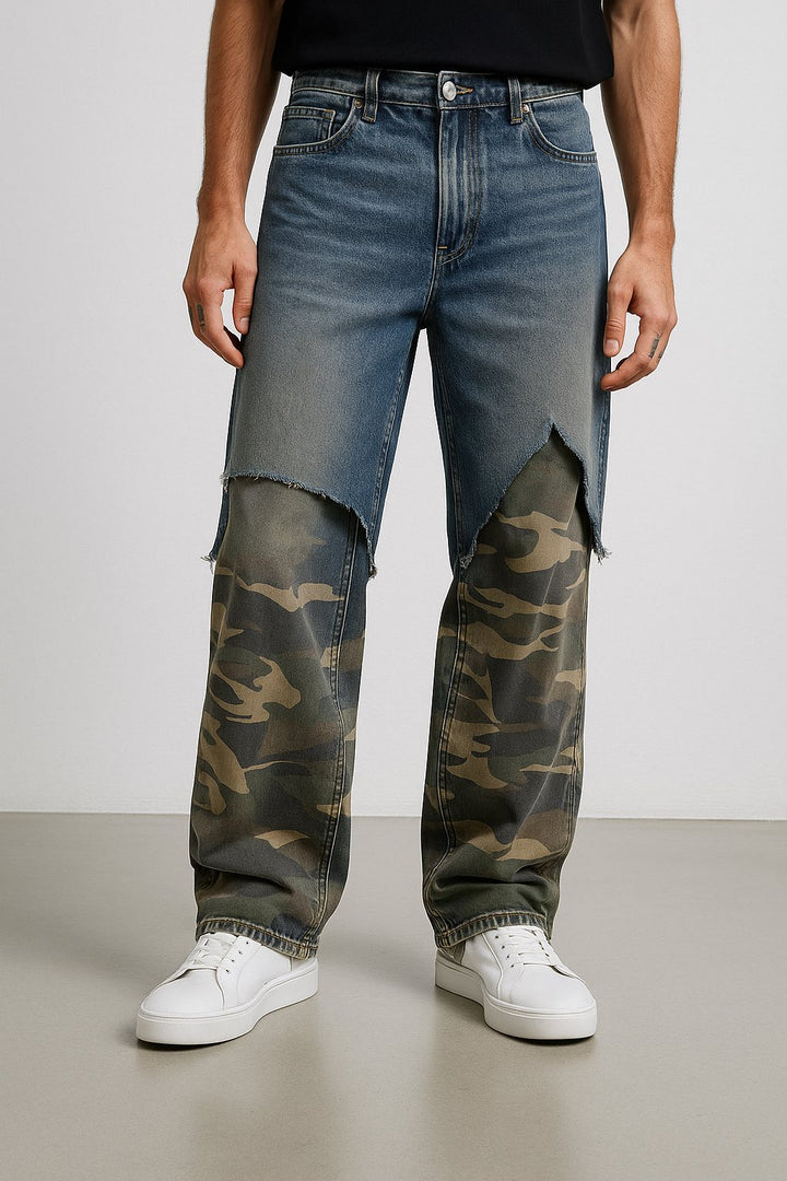 Мъжки дънки Rebel Splice Camo SS26
